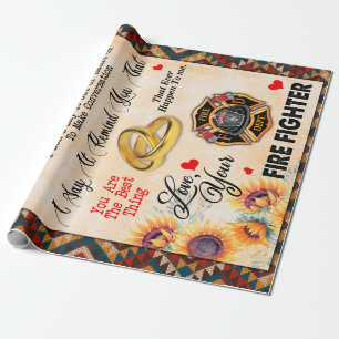 Papel De Presente Presentes de Esposa Carta À Minha Esposa Amor De