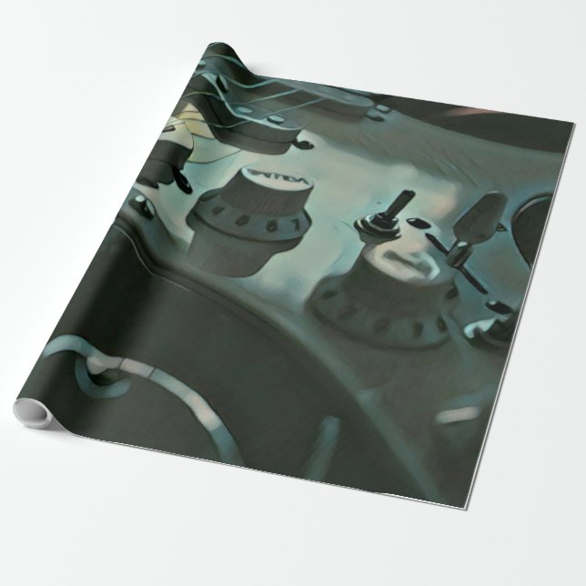 Papel De Presente Presentes de guitarra para namorado (Desenrolado)