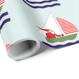 Papel De Presente Presentes de Natal de Navegação