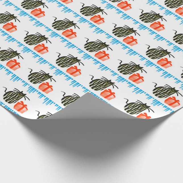 Papel De Presente Presentes de Natal, Gatinhos e Presentes (Ponta)