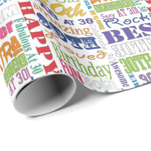 Papel De Presente Presentes originais e especiais do partido de