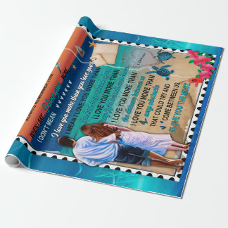 Papel De Presente Presentes para Mulher | Carta para Minha Esposa Am