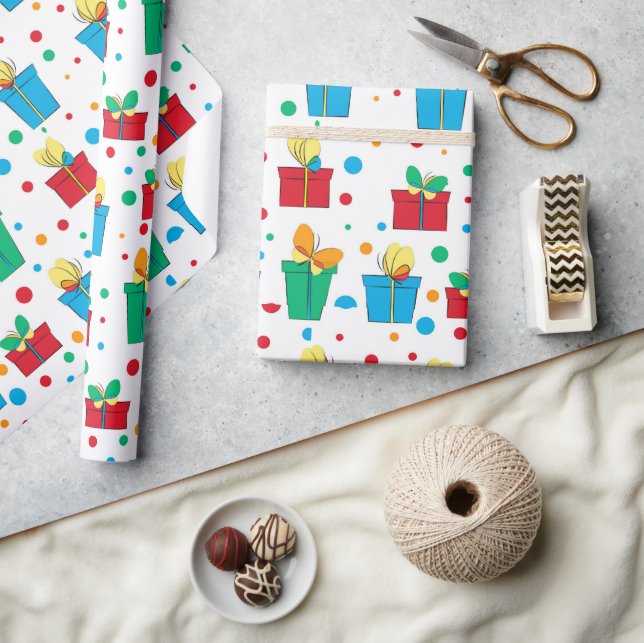 Papel De Presente Presentes Para Você (Artesanato)