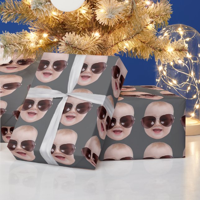 Papel De Presente Presentes Personalizados de Aniversário com Foto d (Feriados)