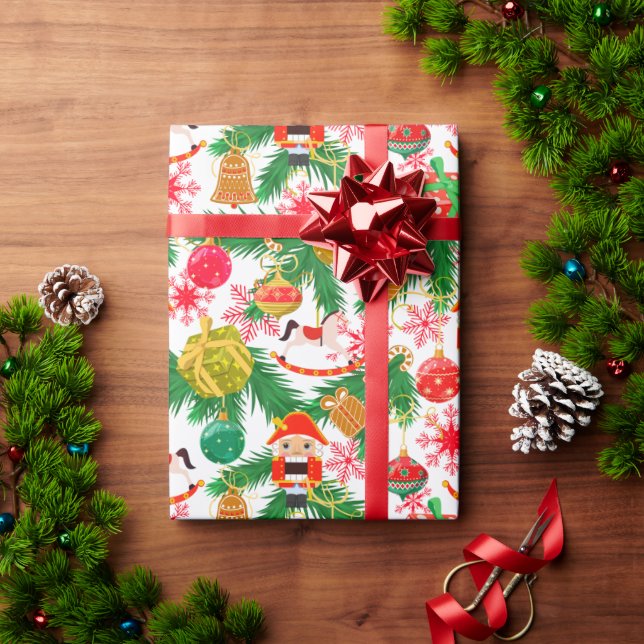 Papel De Presente Presépio de Natal Brinquedo Soldados Cavalos de Ba (Presente de Natal)