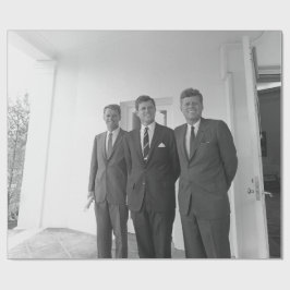 Papel De Presente Presidente John Kennedy & Brothers American Camelo