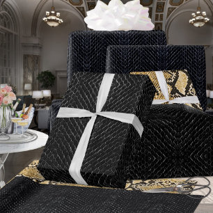 Papel De Presente Preto No Viper Preto