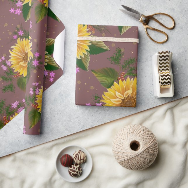 Papel De Presente Primavera (Artesanato)