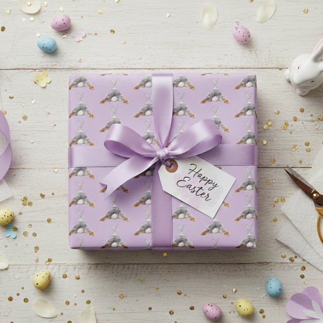 Papel De Presente Primavera de Páscoa Bonny Bumbum Engraçado (Criador carregado)