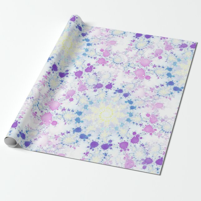 Papel De Presente Primavera Mandala Wraping Paper (Desenrolado)