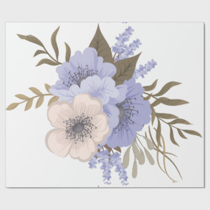 Papel De Presente primaveras flores que embrulham papel