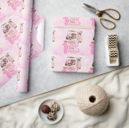 Papel De Presente Primeiro aniversario de golfe de um ano