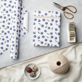 Papel De Presente primeiro aniversario de mirtilo 'Berry First'