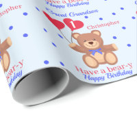 primeiro aniversario do neto excelente Teddy Bear 