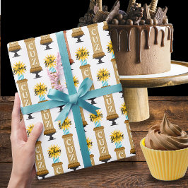 Papel De Presente Primo Tall Chocolate Birthday Cake