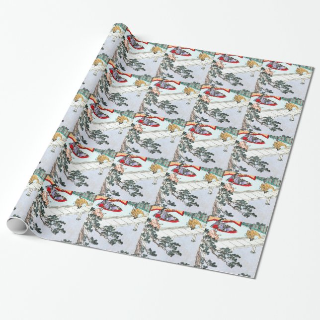 Papel De Presente Princesa Asiática (Desenrolado)