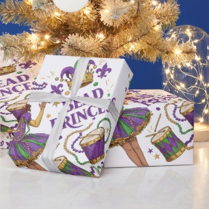Papel De Presente Princesa Miçanga - Mardi Gras