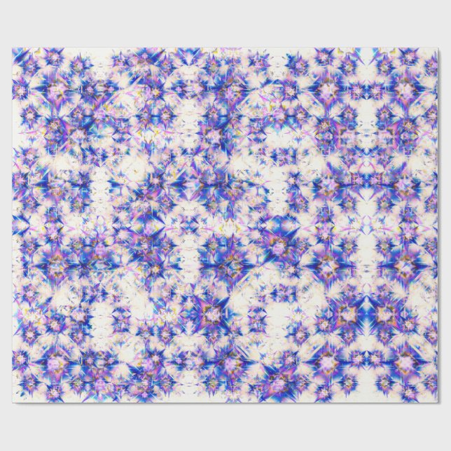 Papel De Presente Prism Crystal Christmas Gift Wrap (Aberto)