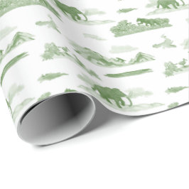 Papel De Presente Privada de Animal Extinto