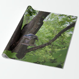 Papel De Presente Procurando uma mordida para comer