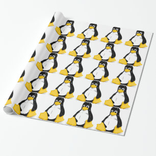 Papel De Presente Produtos de Linux Tux