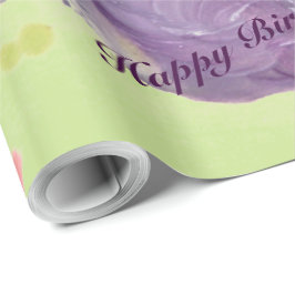 Papel De Presente Produtos de papel de Evento de Aquarela Puro e Est