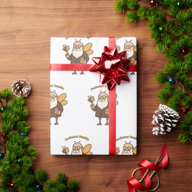 Papel De Presente Professor Bumble Gift Wrap (Presente de Natal)