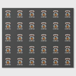 Papel De Presente Professor de História da Arte do Dia das Bruxas De