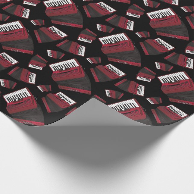 Papel De Presente Professor de Música Musical Accordion Instrumento (Ponta)