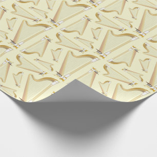 Papel De Presente Professora de Música Musical Harp