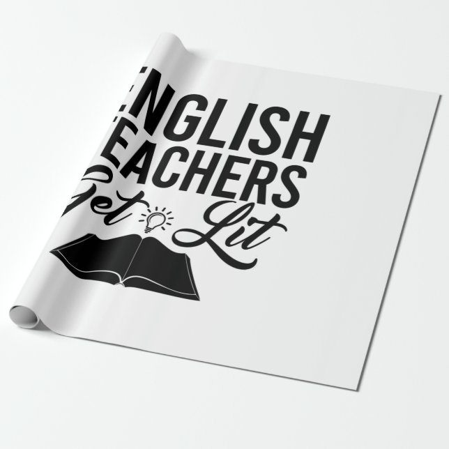 Papel De Presente Professores Ingleses Ficam Lutados (Desenrolado)
