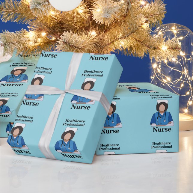 Papel De Presente Profissional de Saúde Enfermeiro (Feriados)
