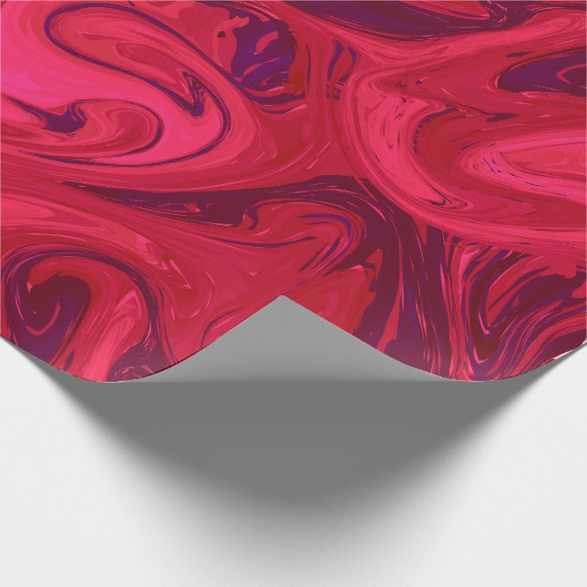 Papel De Presente Profundamente - o roxo marmoreou a textura, (Ponta)