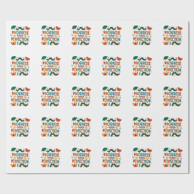 Papel De Presente Progresso Em Relação Aos Insetos Do Jardim De Infâ (Aberto)