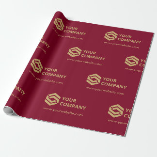 Papel De Presente Promocional personalizado Logotipo de empresa Bran
