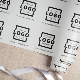 Papel De Presente Promocional personalizado Logotipo de empresa Bran