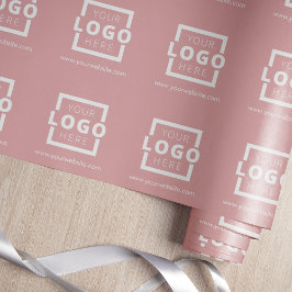 Papel De Presente Promocional personalizado Logotipo de empresa cor-