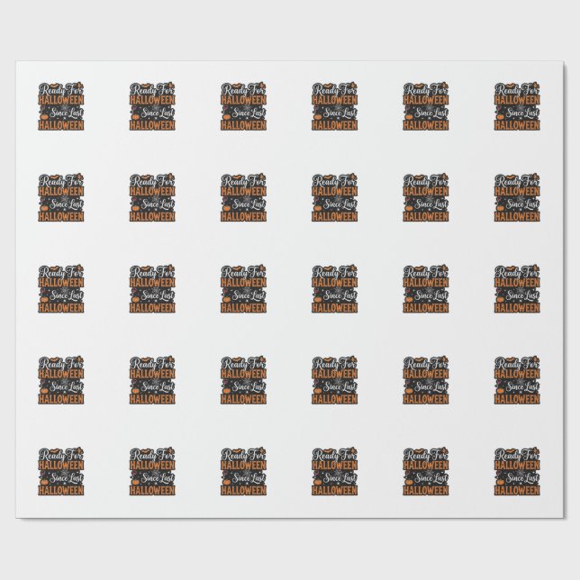 Papel De Presente Pronto Para O Halloween Desde O Último Halloween V (Aberto)