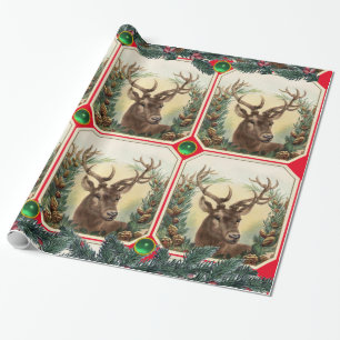 PAPEL DE PRESENTE PROTEÇÃO DE NATAL,PINOS RODÃO,VERDE VERDE