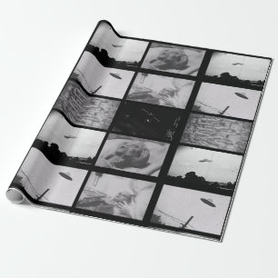 Papel De Presente Provas de Aliens de Aliens e OVNIs Quebrando papel