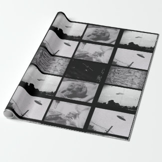 Papel De Presente Provas de Aliens de Aliens e OVNIs Quebrando papel