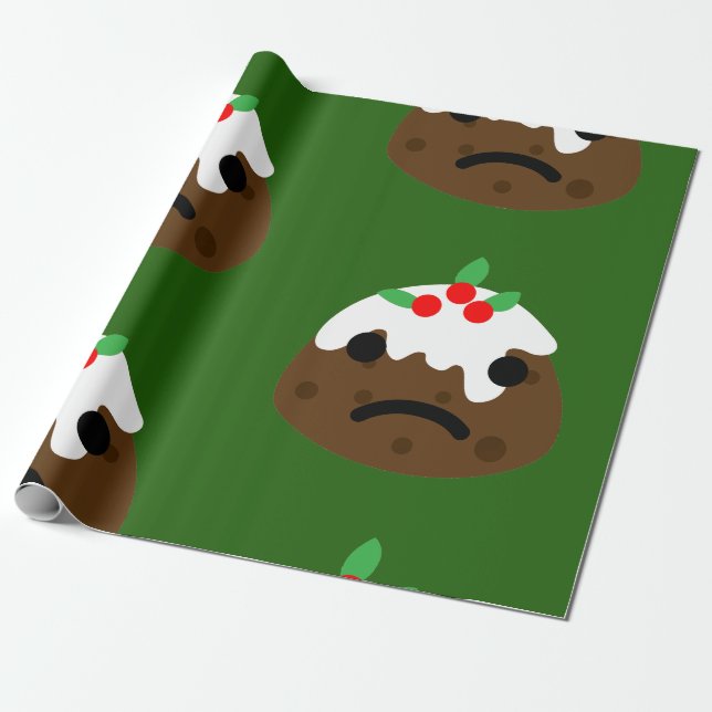 Papel De Presente pudim de natal triste (Desenrolado)