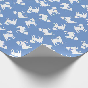 Papel De Presente Pug Dog Puppy