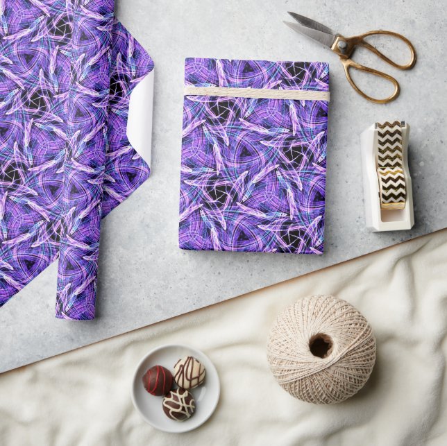 Papel De Presente Pulso Violeta (Artesanato)