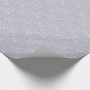 Papel De Presente Pulverização Floral, Estilo PAPEL WRAP 1 PURPLE-WH