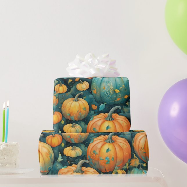 Papel De Presente Pumpkin Encantado (Presentes para festas)