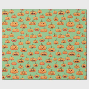 Papel De Presente Pumpkin Invisível do Halloween
