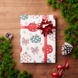 Papel De Presente Pumpkins de Natal