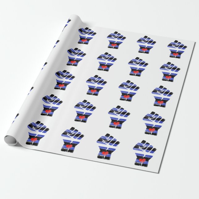 PAPEL DE PRESENTE PUNHO DE COURO RESISTE (Desenrolado)