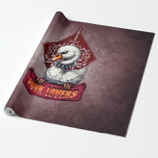 Papel De Presente Punk Swan: O rebelde preso. (Desenrolado)